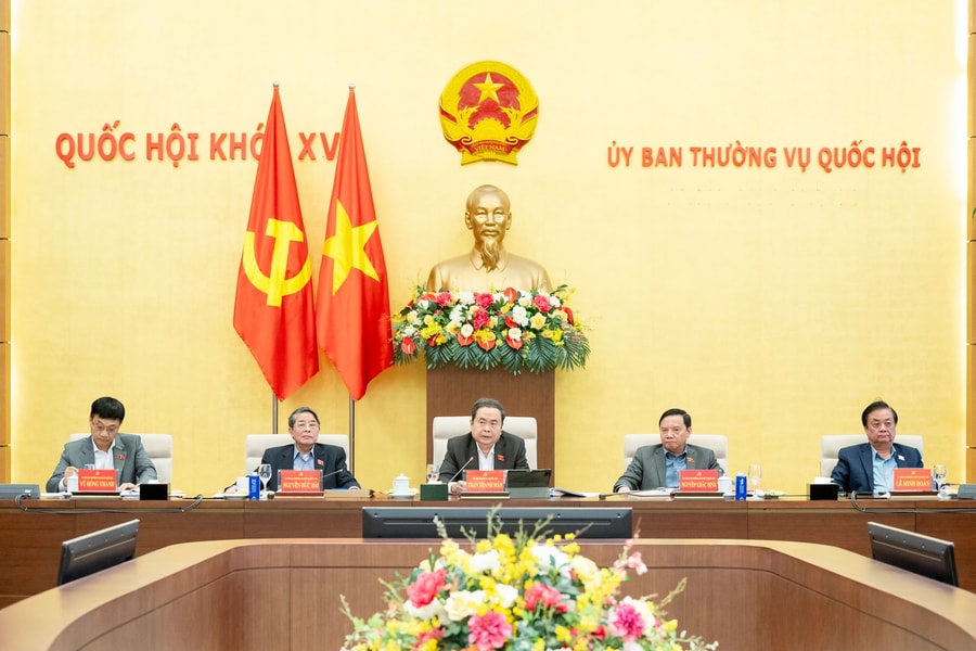 Chủ tịch Quốc hội Trần Thanh Mẫn chủ trì Hội nghị cho ý kiến về công tác nhân sự tại Kỳ họp thứ Nhất, Quốc hội khóa XVI