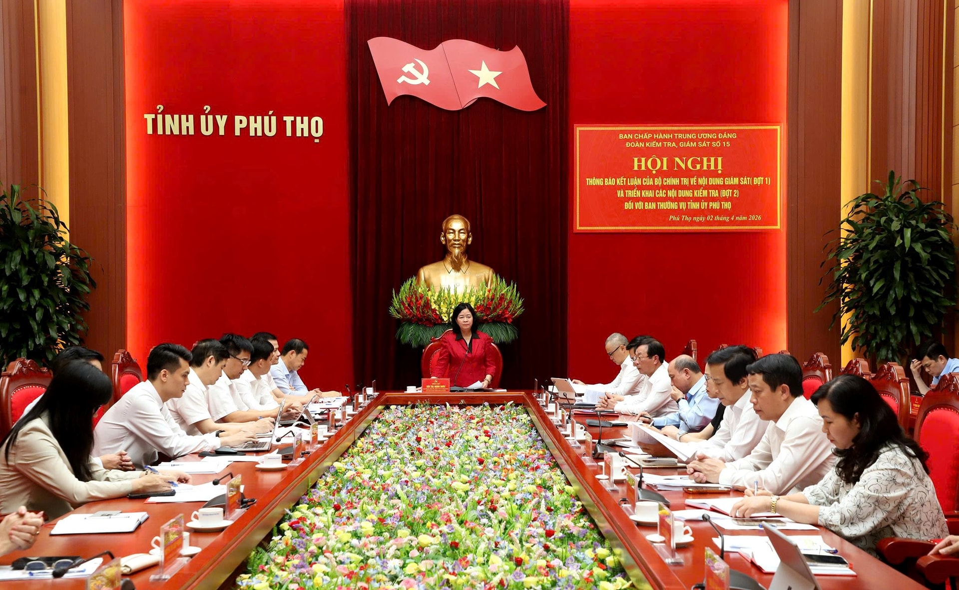 Thông báo Kết luận của Bộ Chính trị về giám sát, kiểm tra đối với Ban Thường vụ Tỉnh ủy Phú Thọ