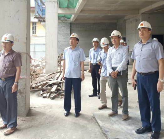 Phó Tổng Thanh tra Trần Ngọc Liêm kiểm tra công trình xây dựng Trụ sở Tiếp công dân Trung ương