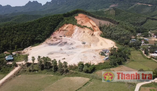 Tỉnh Hoà Bình yêu cầu xử lý vụ khai thác đất trái phép tại huyện Lạc Thuỷ