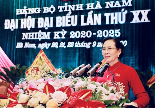 Đồng chí Lê Thị Thủy tái đắc cử Bí thư Tỉnh ủy Hà Nam