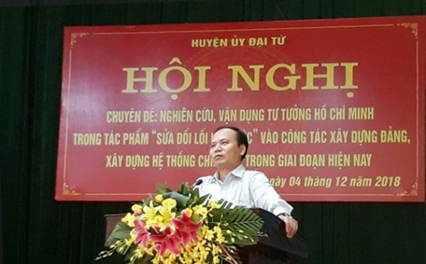 Kỷ luật khiển trách ông Lê Kim Phúc, nguyên Bí thư Huyện uỷ Đại Từ