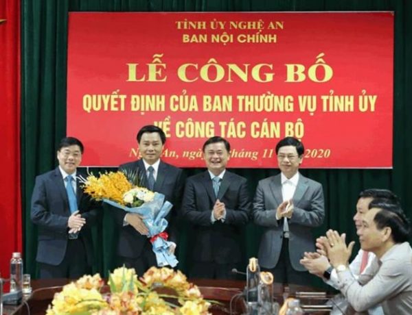 Nghệ An: Ông Hồ Lê Ngọc làm Trưởng ban Nội chính Tỉnh ủy