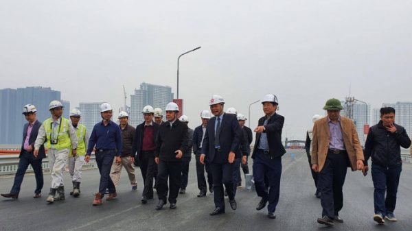 Bộ trưởng Nguyễn Văn Thể thị sát 2 dự án giao thông quan trọng tại Thủ đô