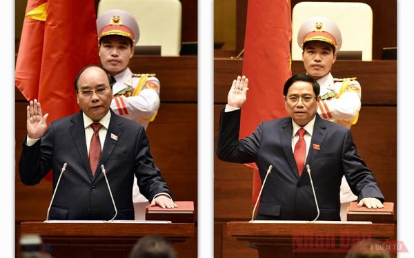 Lãnh đạo các nước chúc mừng Chủ tịch nước Nguyễn Xuân Phúc, Thủ tướng Phạm Minh Chính