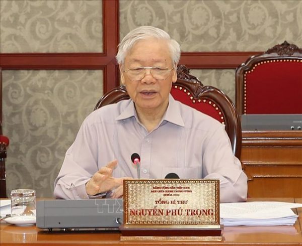 Tổng Bí thư Nguyễn Phú Trọng động viên Đảng bộ, chính quyền và nhân dân TP Hồ Chí Minh