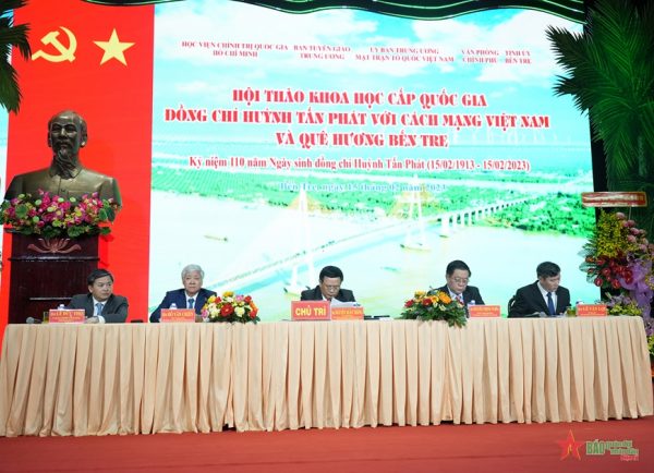 Hội thảo khoa học cấp quốc gia: “Đồng chí Huỳnh Tấn Phát với cách mạng Việt Nam và quê hương Bến Tre”