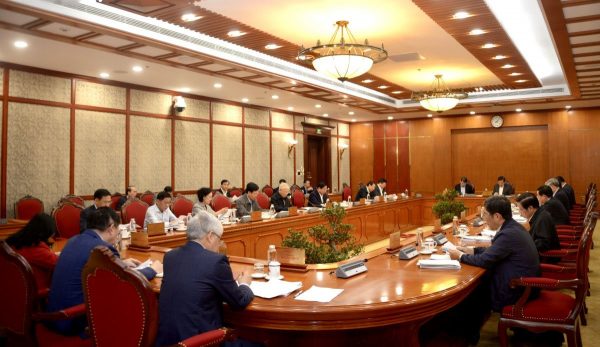 Tổng Bí thư Nguyễn Phú Trọng chủ trì họp Bộ Chính trị, Ban Bí thư