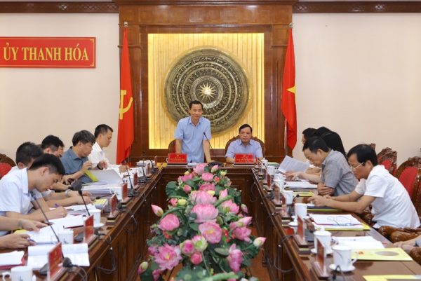 Đoàn kiểm tra của Ban Nội chính Trung ương làm việc tại Thanh Hóa
