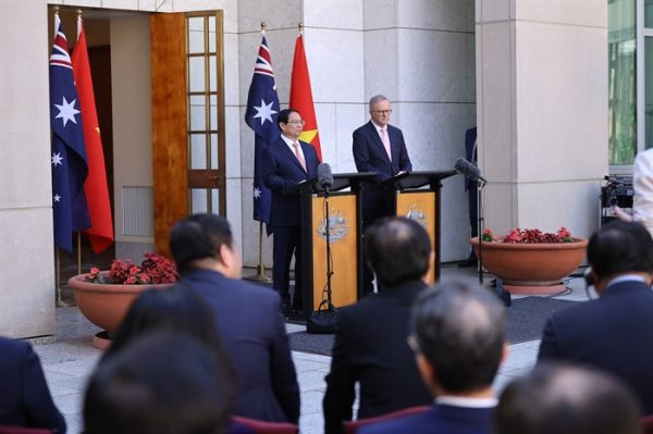 Việt Nam – Australia nâng cấp quan hệ lên Đối tác Chiến lược toàn diện