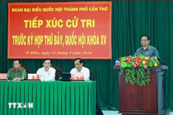 Thủ tướng Phạm Minh Chính tiếp xúc cử tri TP Cần Thơ: 9 nhóm nhiệm vụ, giải pháp trọng tâm thời gian tới